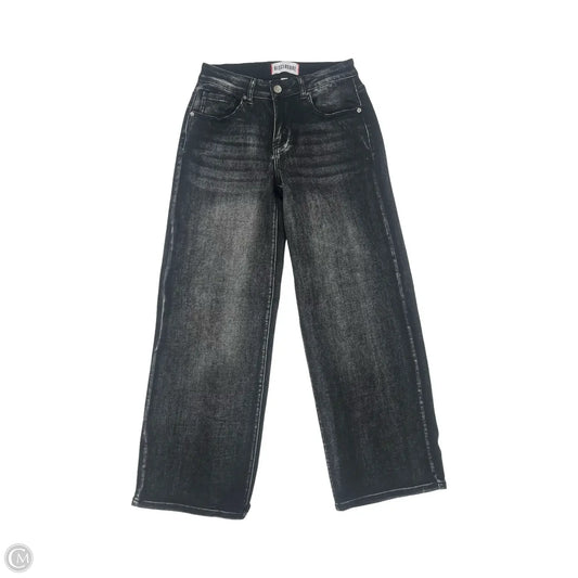 Jeans Straight By Clothes Mentor In Black Denim, Size: 6