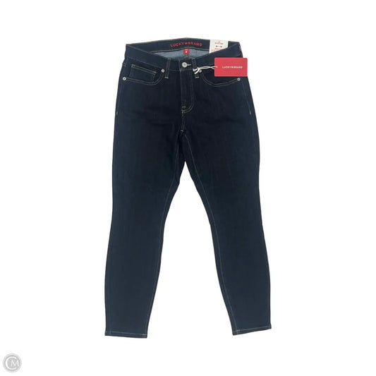 Jeans Skinny By Lucky Brand In Blue Denim, Size: 6