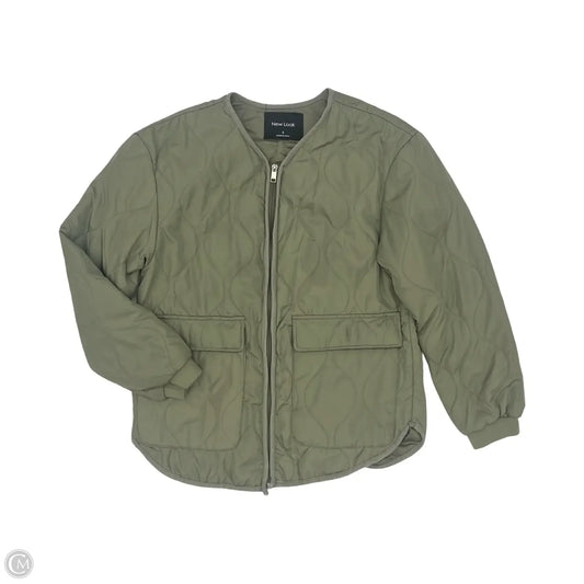 Jacket Puffer & Quilted By New Look In Green, Size: S