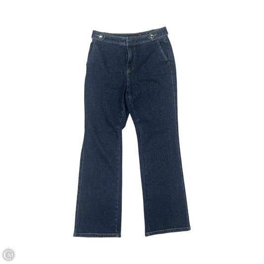 Jeans Flared By Talbots In Blue Denim, Size: 2p