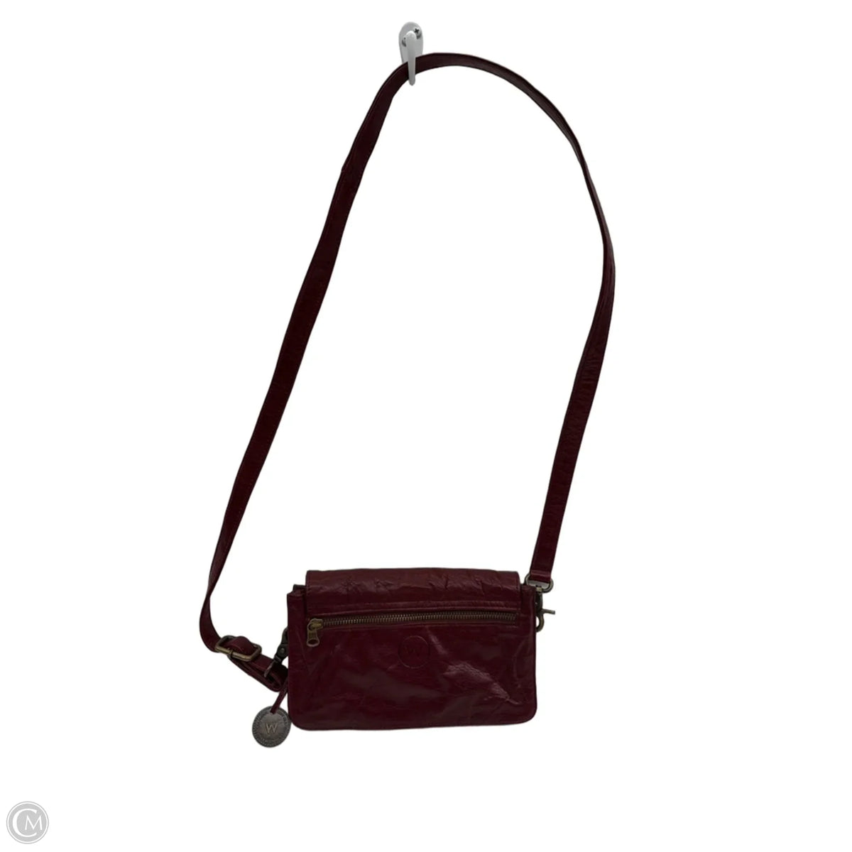 Crossbody Leather By Cmb, Size: Medium