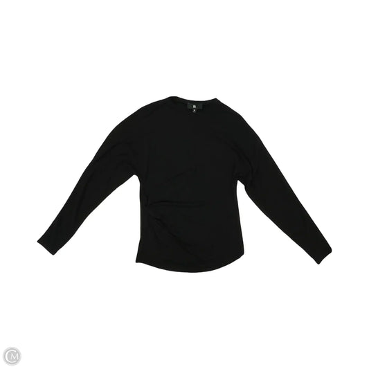 Top Long Sleeve By Banana Republic In Black, Size: M
