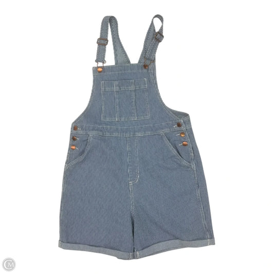 Shortalls By Universal Thread In Blue Denim, Size: 6