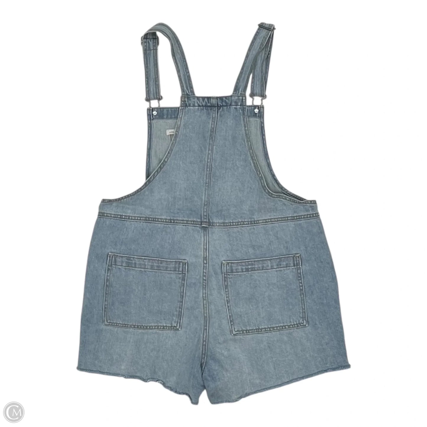 Shortalls By Universal Thread In Blue Denim, Size: 6