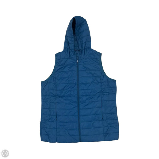 Vest Puffer & Quilted By Torrid In Blue, Size: 1x