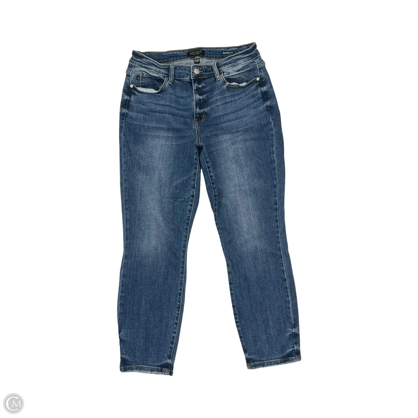 Jeans Boyfriend By Judy Blue In Blue Denim, Size: 10