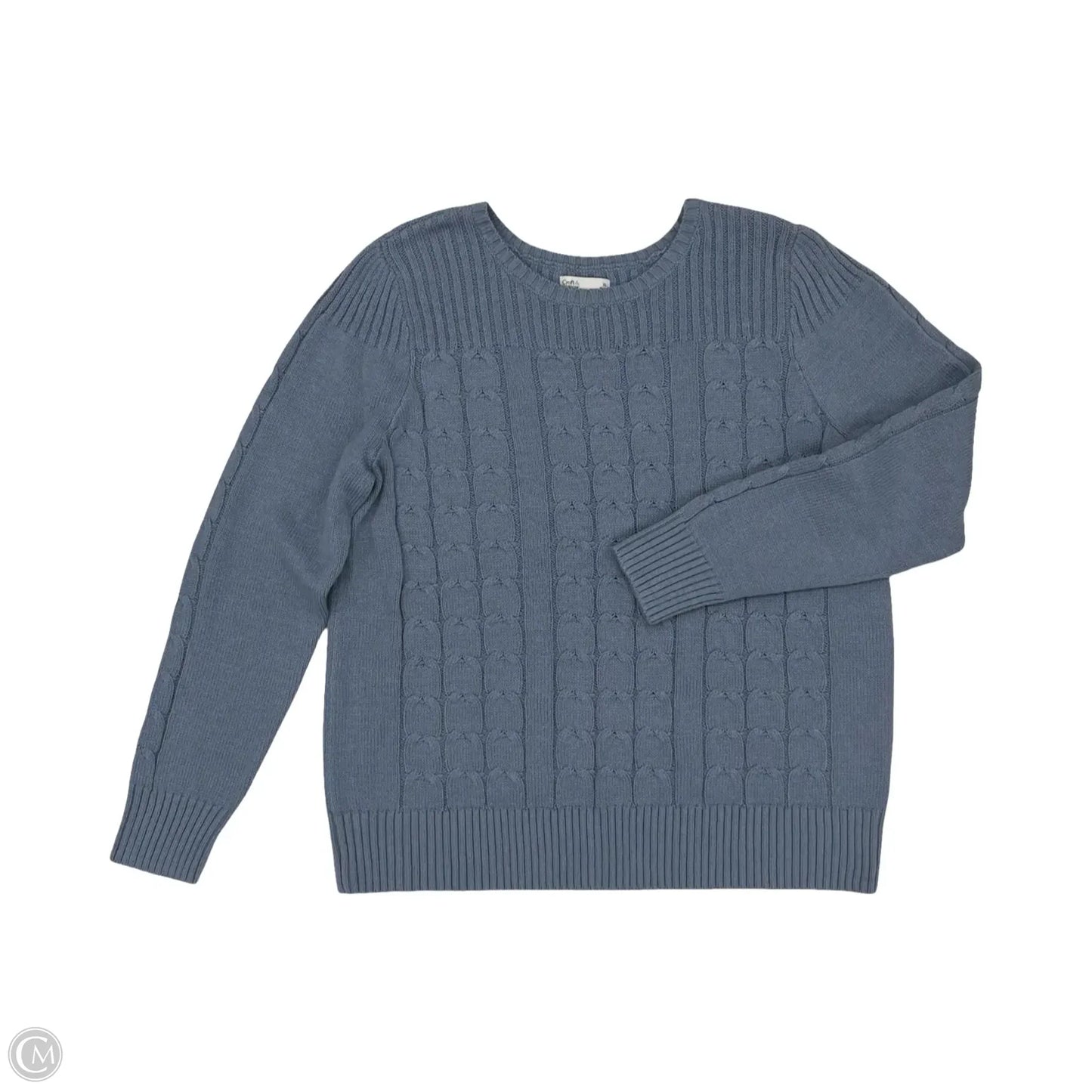 Sweater By Croft And Barrow In Blue, Size: Xl
