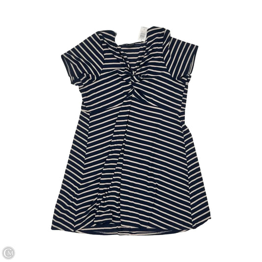 Dress Casual Short By Torrid In Blue & Tan, Size: 4x