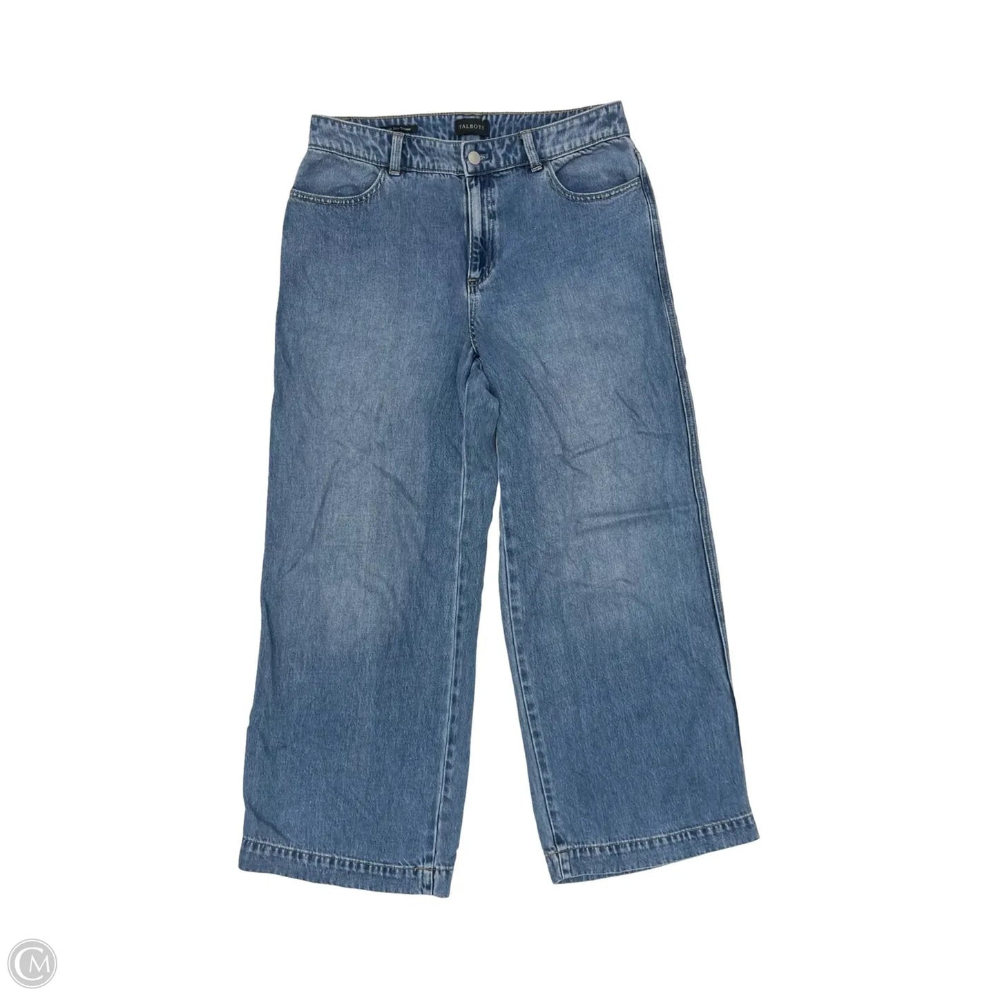 Jeans Wide Leg By Talbots In Blue Denim, Size: 6