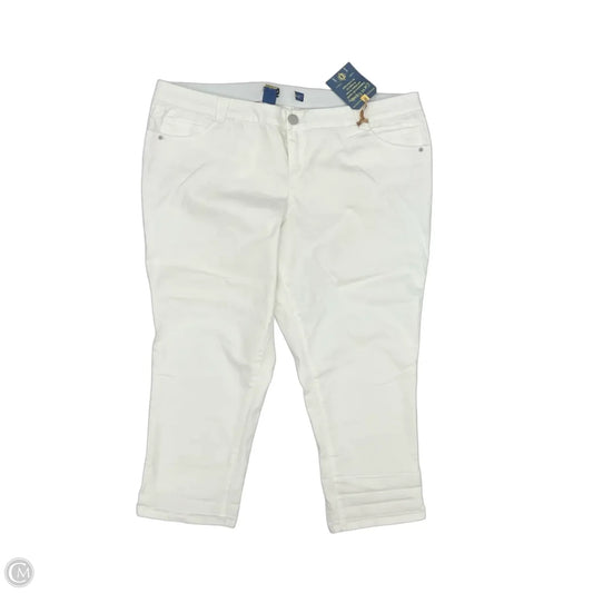 Jeans Skinny By Democracy In White Denim, Size: 24
