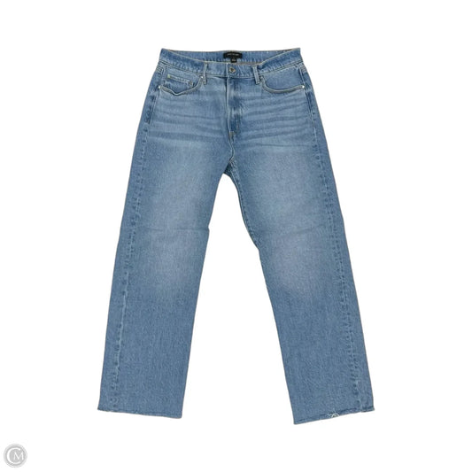 Jeans Straight By Ann Taylor In Blue Denim, Size: 6