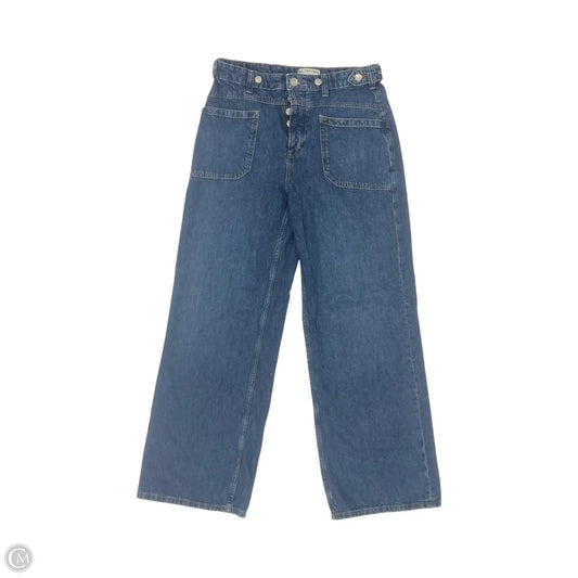 Jeans Wide Leg By We The Free In Blue Denim, Size: 6