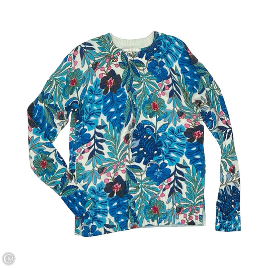 Sweater Designer By Lilly Pulitzer In Floral Print, Size: Xs
