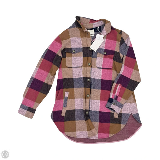 Jacket Shirt By 7diamonds In Plaid Pattern, Size: Xxl