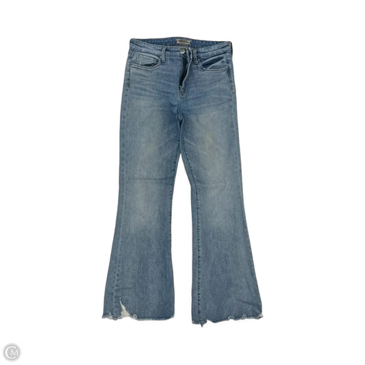Jeans Flared By Kut In Blue Denim, Size: 8