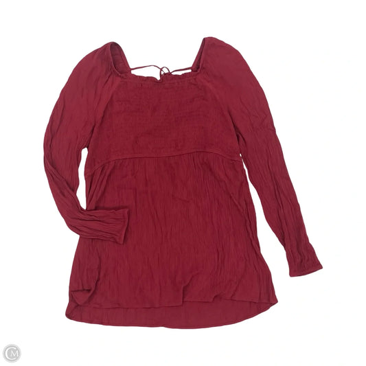 Mat Top Long Sleeve By Sonoma, Size: M