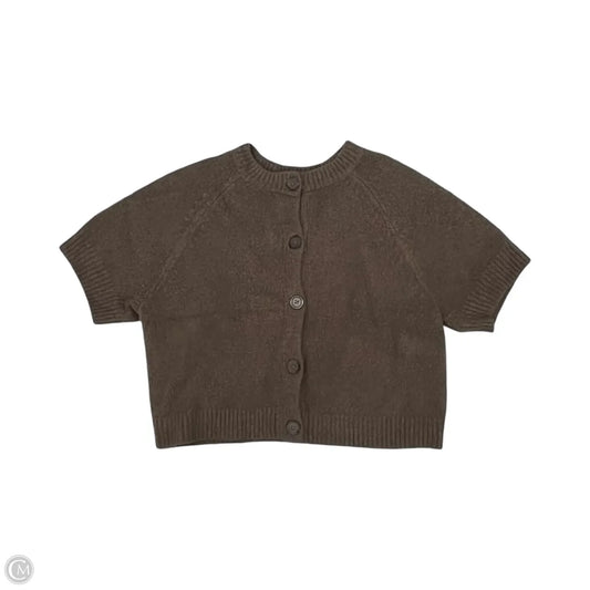 Sweater Cardigan By Universal Thread In Brown, Size: M