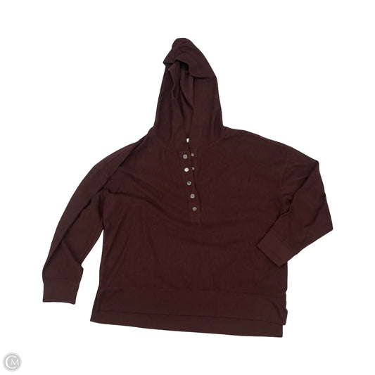 Top Long Sleeve By Maurices In Maroon, Size: Xl