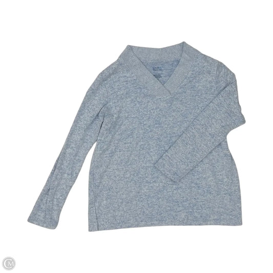 Top Long Sleeve By Croft And Barrow In Blue, Size: L