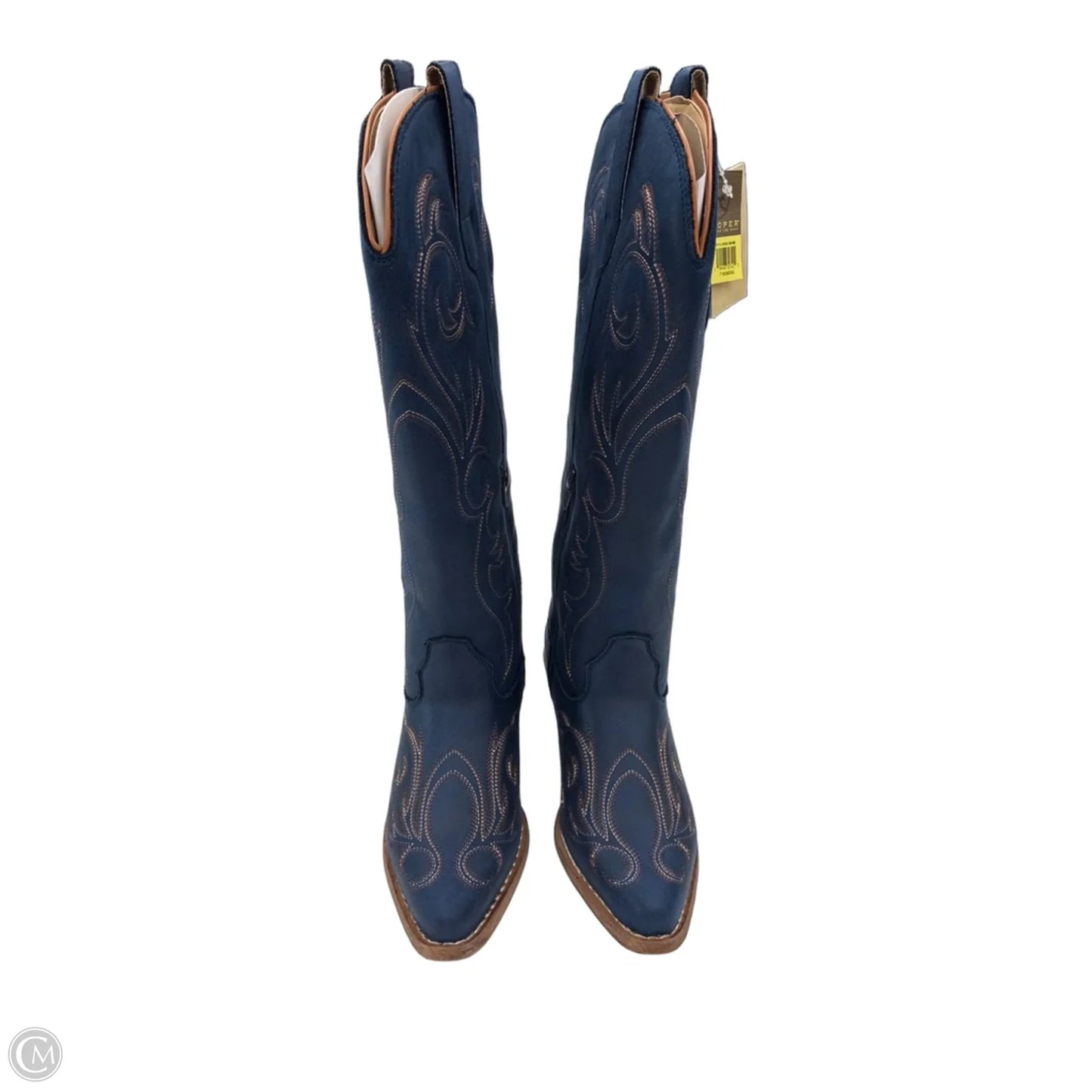 Boots Western By Roper In Blue & Brown, Size: 7