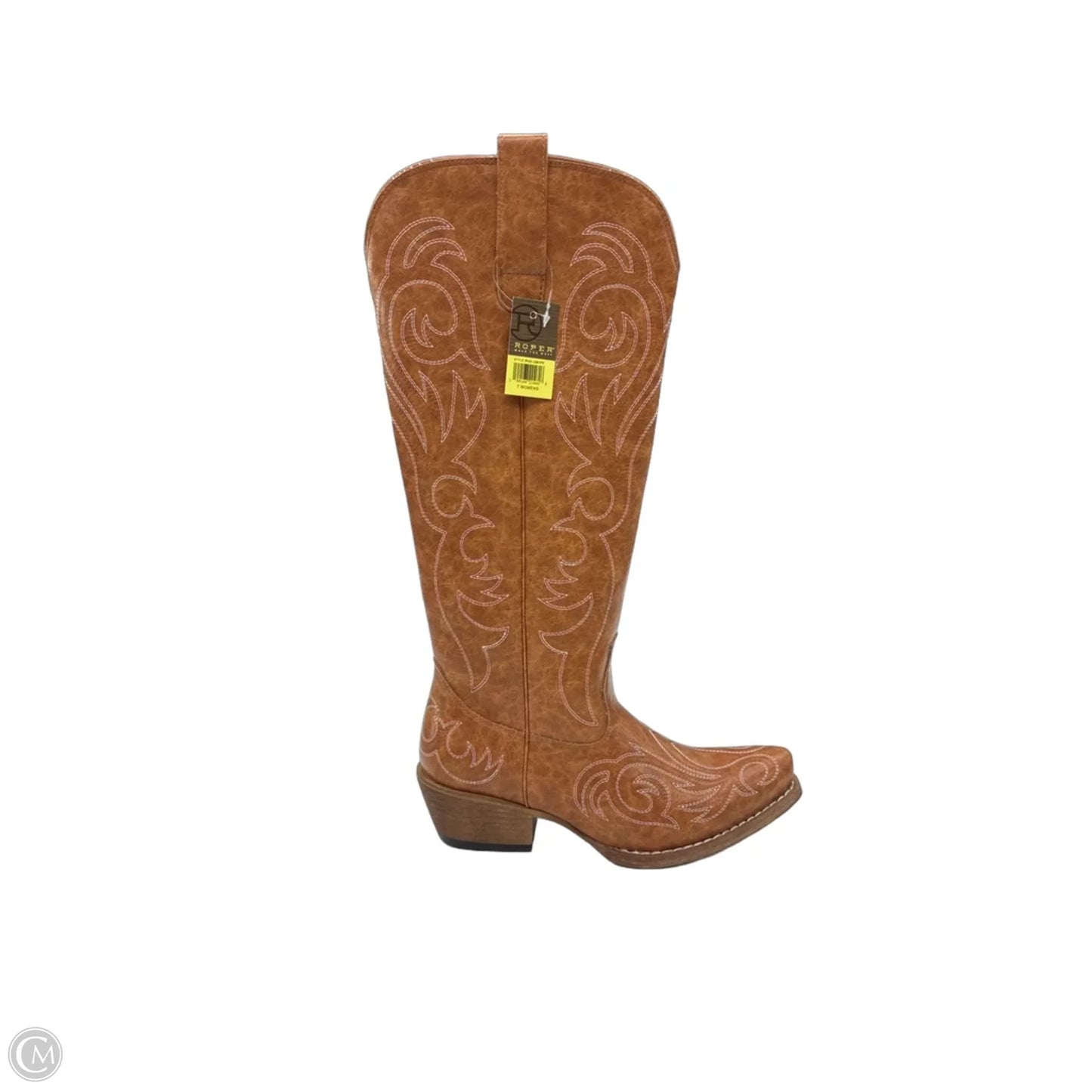 Boots Western By Roper In Brown & White, Size: 7