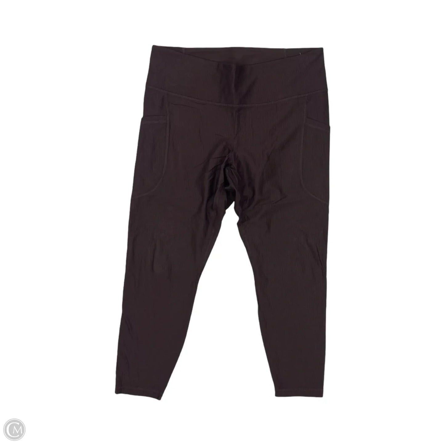 Athletic Leggings Capris By Old Navy In Maroon, Size: Xl