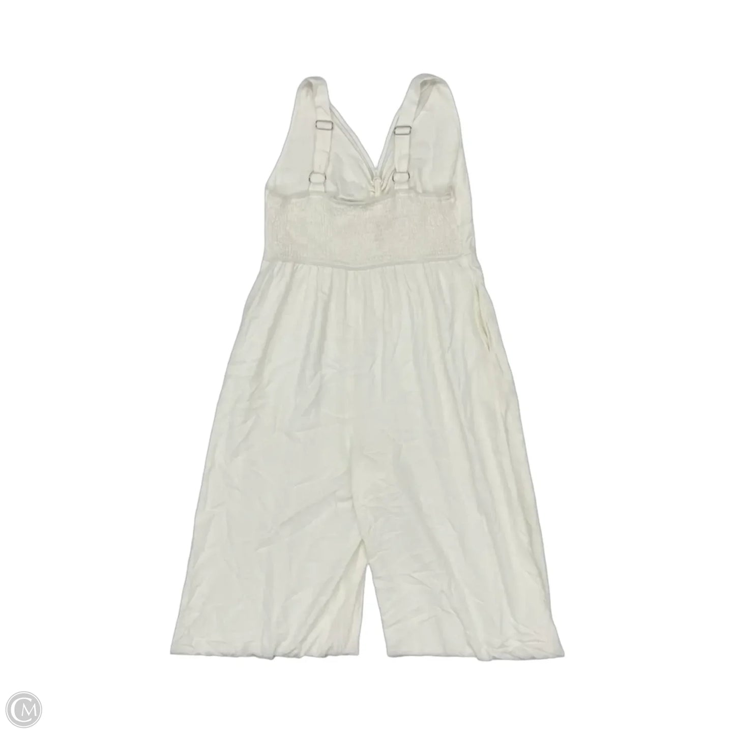 Jumpsuit By Clothes Mentor In White, Size: Xl