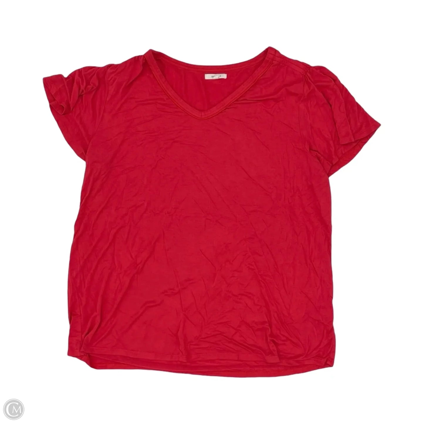 Top Short Sleeve By Maurices In Red, Size: Xxl