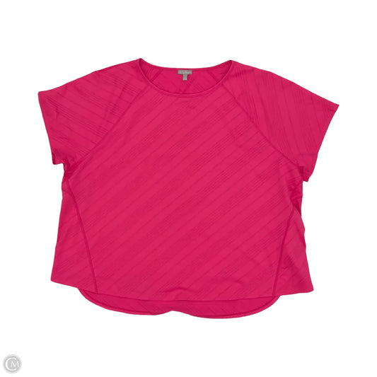 Athletic Top Short Sleeve By Talbots In Pink, Size: 3x