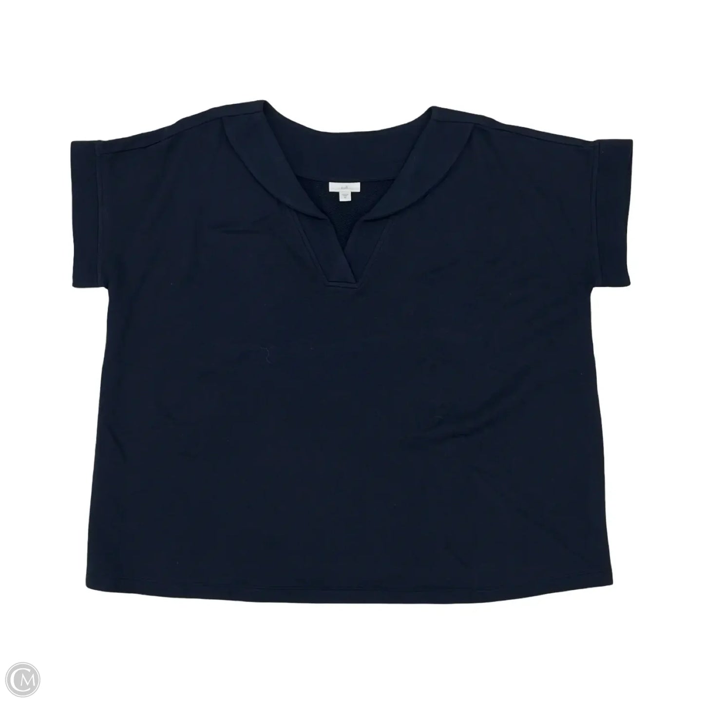 Top Short Sleeve By J. Jill In Navy, Size: 2x