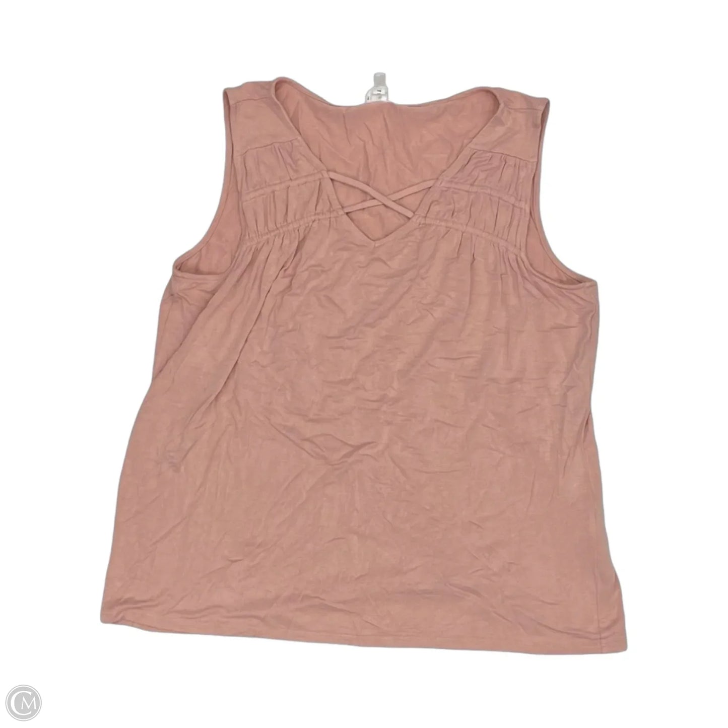 Top Sleeveless By Dressbarn In Pink, Size: Xl