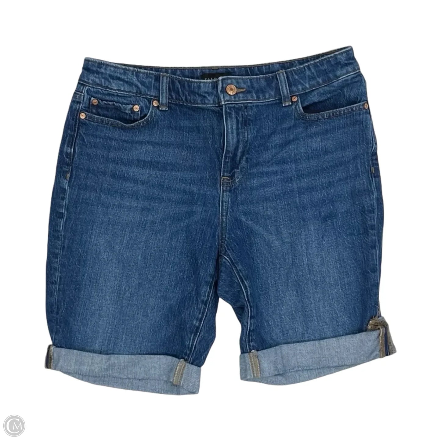 Shorts By Talbots In Blue Denim, Size: 10