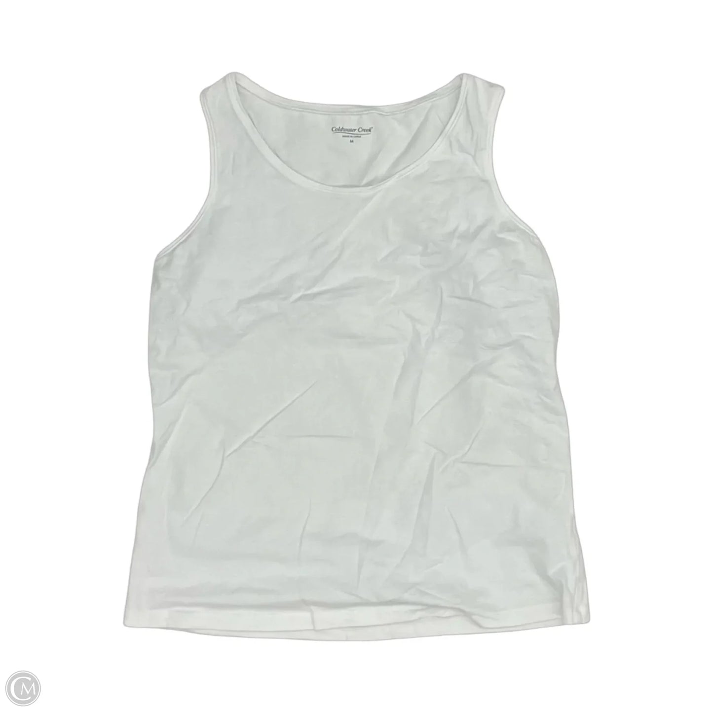 Tank Top By Coldwater Creek In White, Size: M