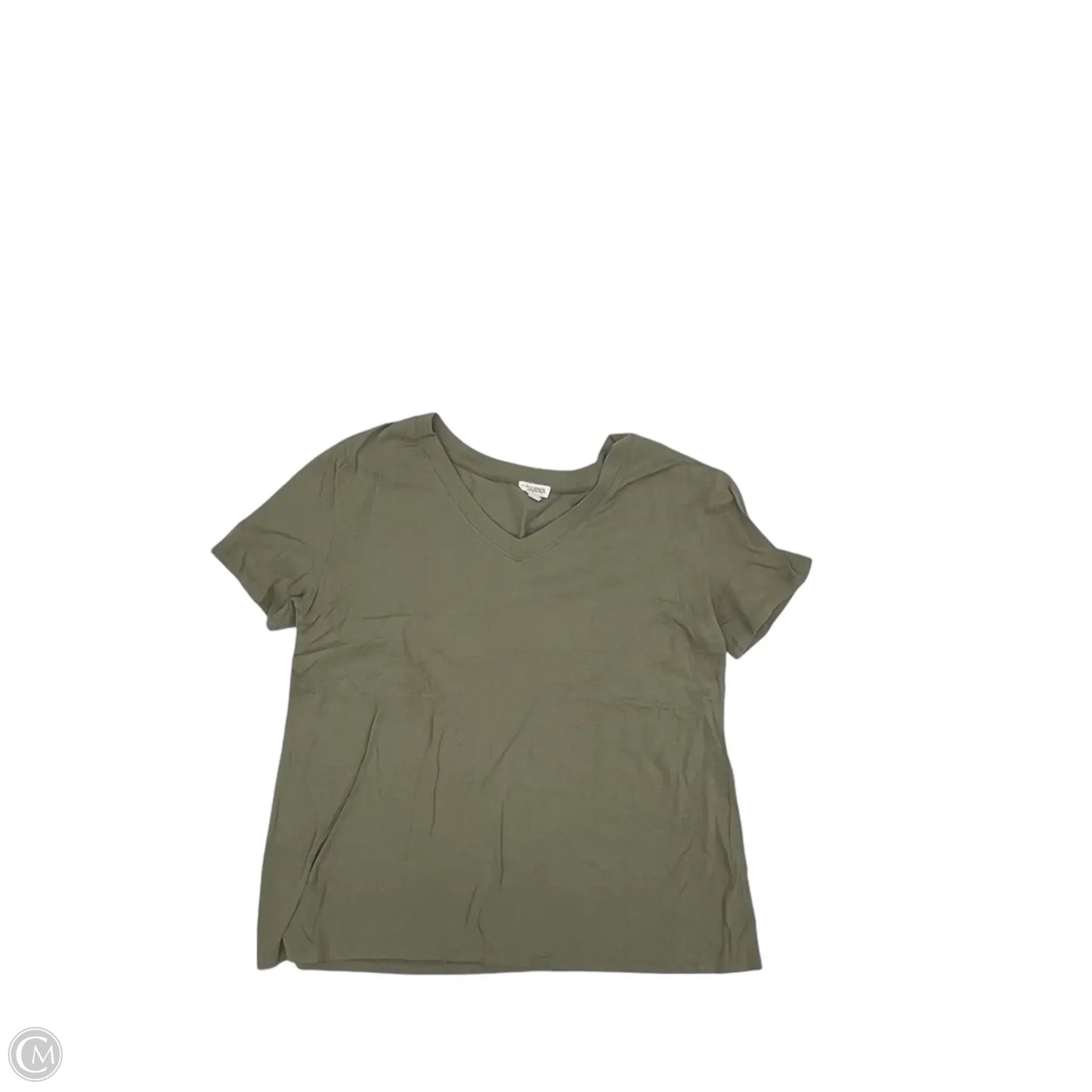 Top Short Sleeve Basic By Clothes Mentor In Green, Size: 2x