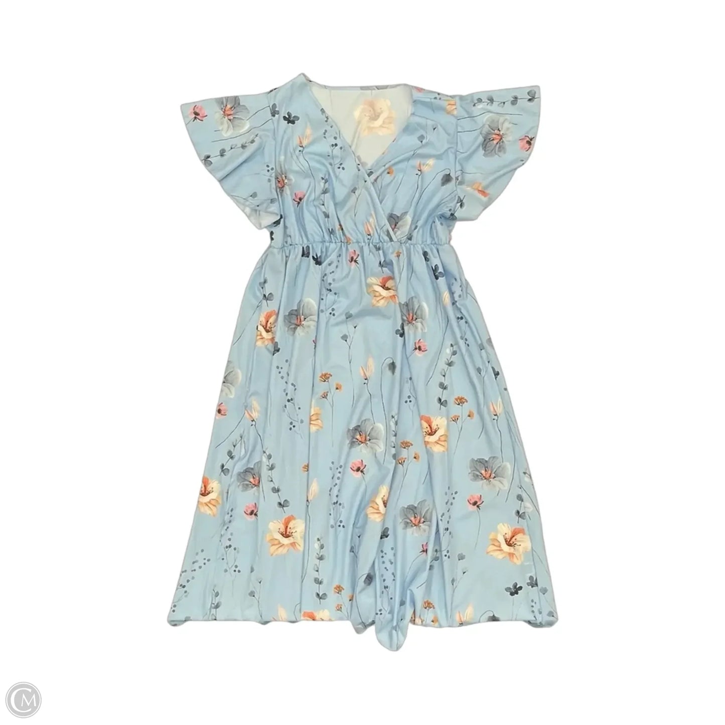 Dress Party Long By Shein In Blue, Size: 2x