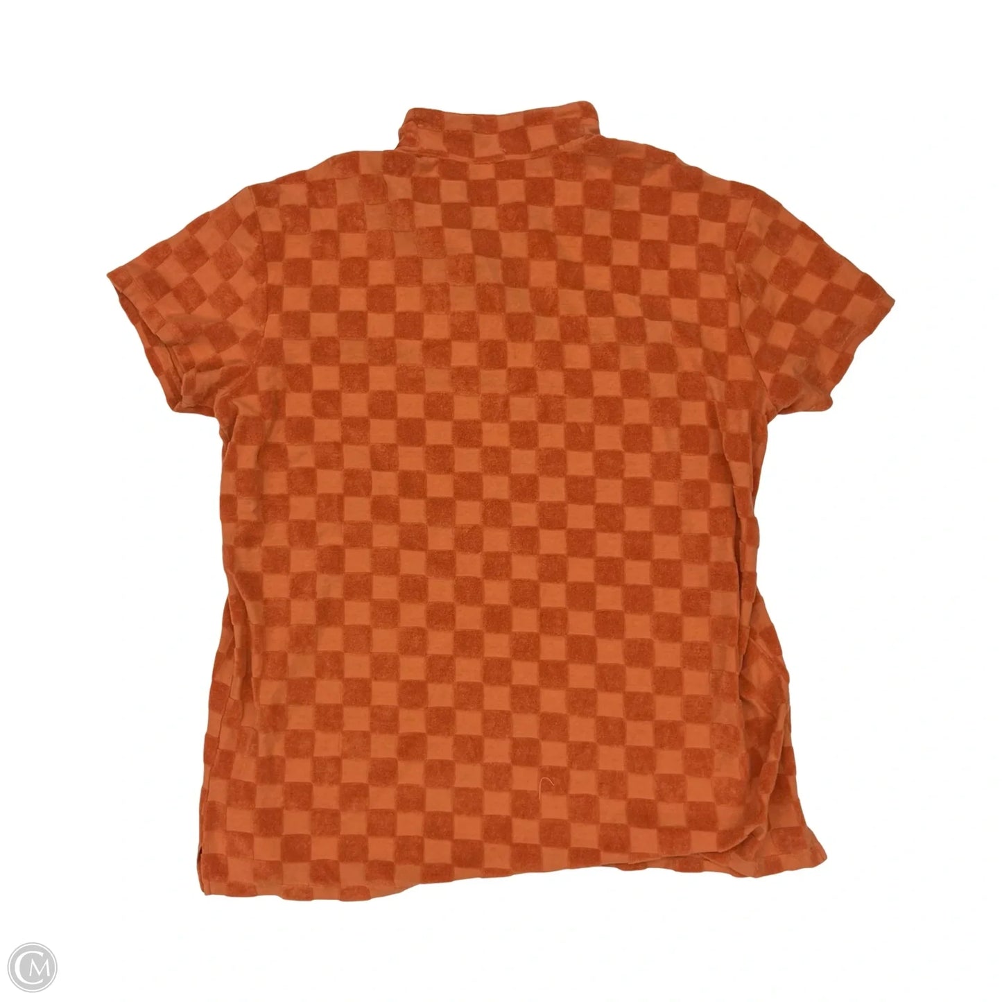 Dress Casual Short By Clothes Mentor In Orange, Size: 1x
