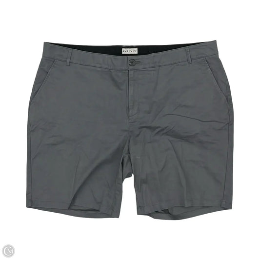Shorts By Ava & Viv In Grey, Size: 26