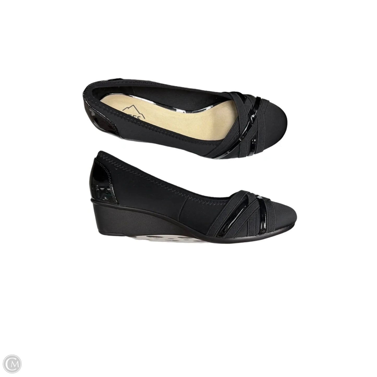 Shoes Heels Wedge By Cliffs By White Mountain In Black, Size: 7