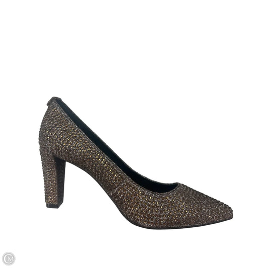 Shoes Designer By Michael Kors In Bronze, Size: 6.5