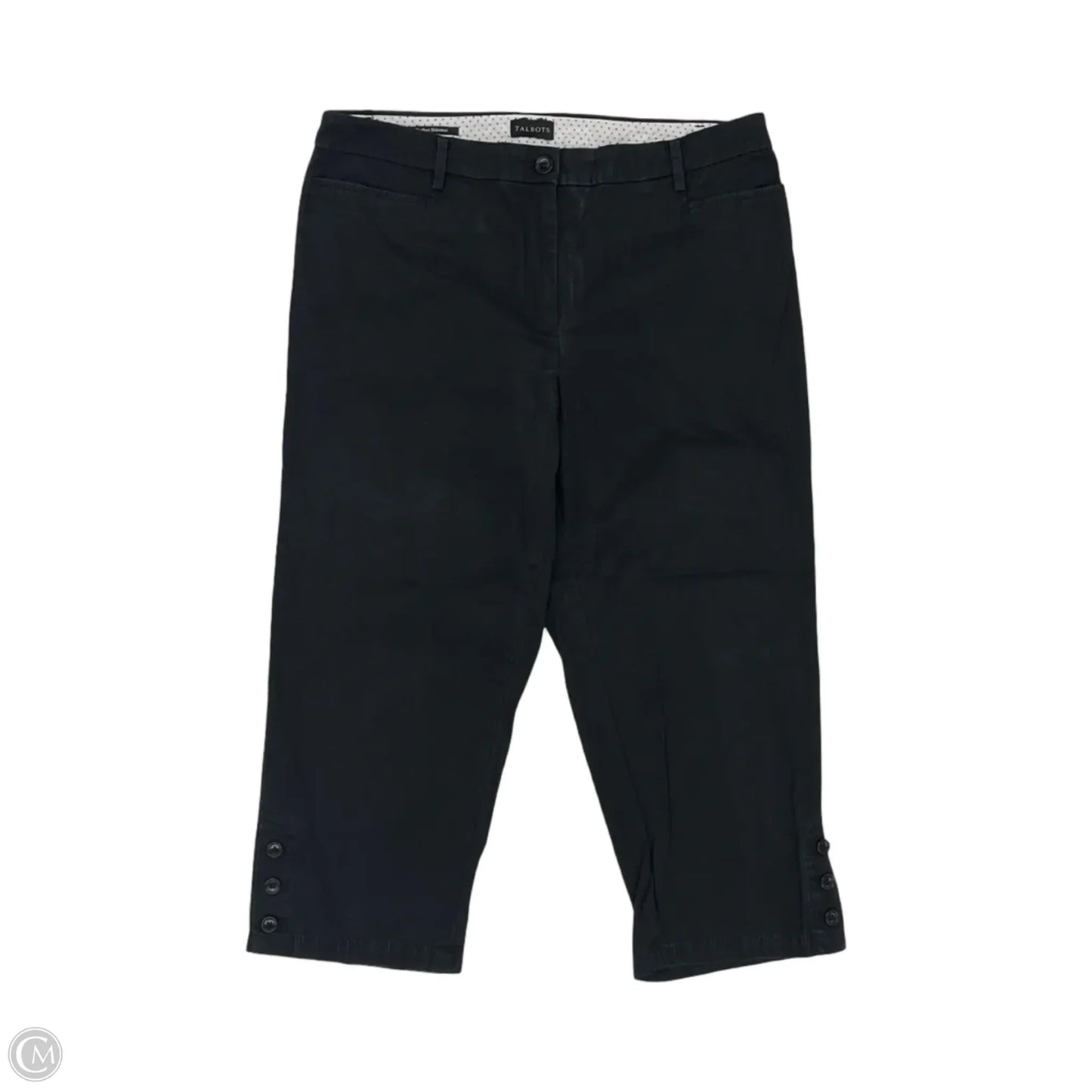 Pants Cropped By Talbots In Black, Size: 12