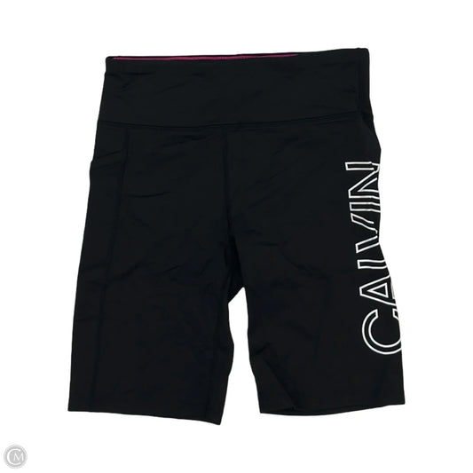 Athletic Shorts By Calvin Klein In Black, Size: M