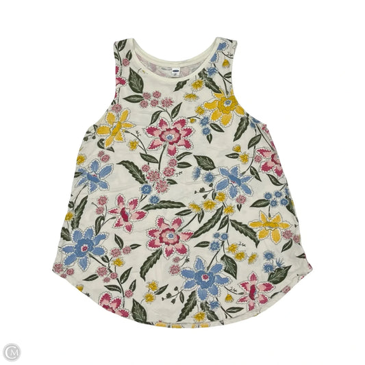 Top Sleeveless By Old Navy In Cream, Size: M