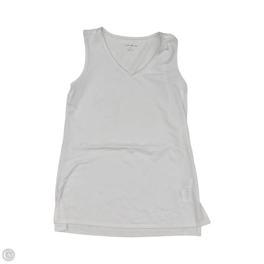 Top Sleeveless By Clothes Mentor In White, Size: Xxs