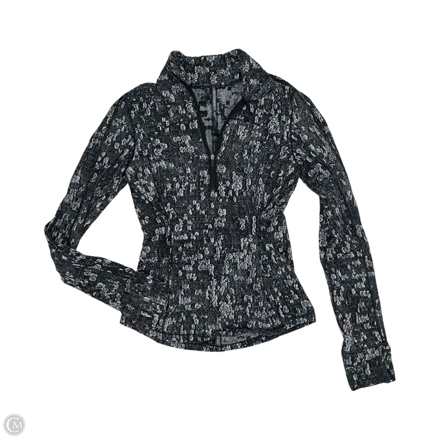 Athletic Jacket By Lululemon In Grey, Size: Xs