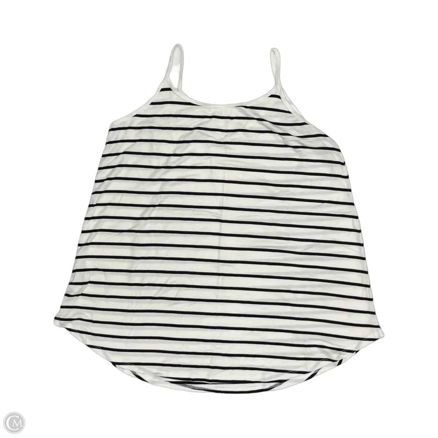 Tank Top By Zenana In Black & White, Size: 2x