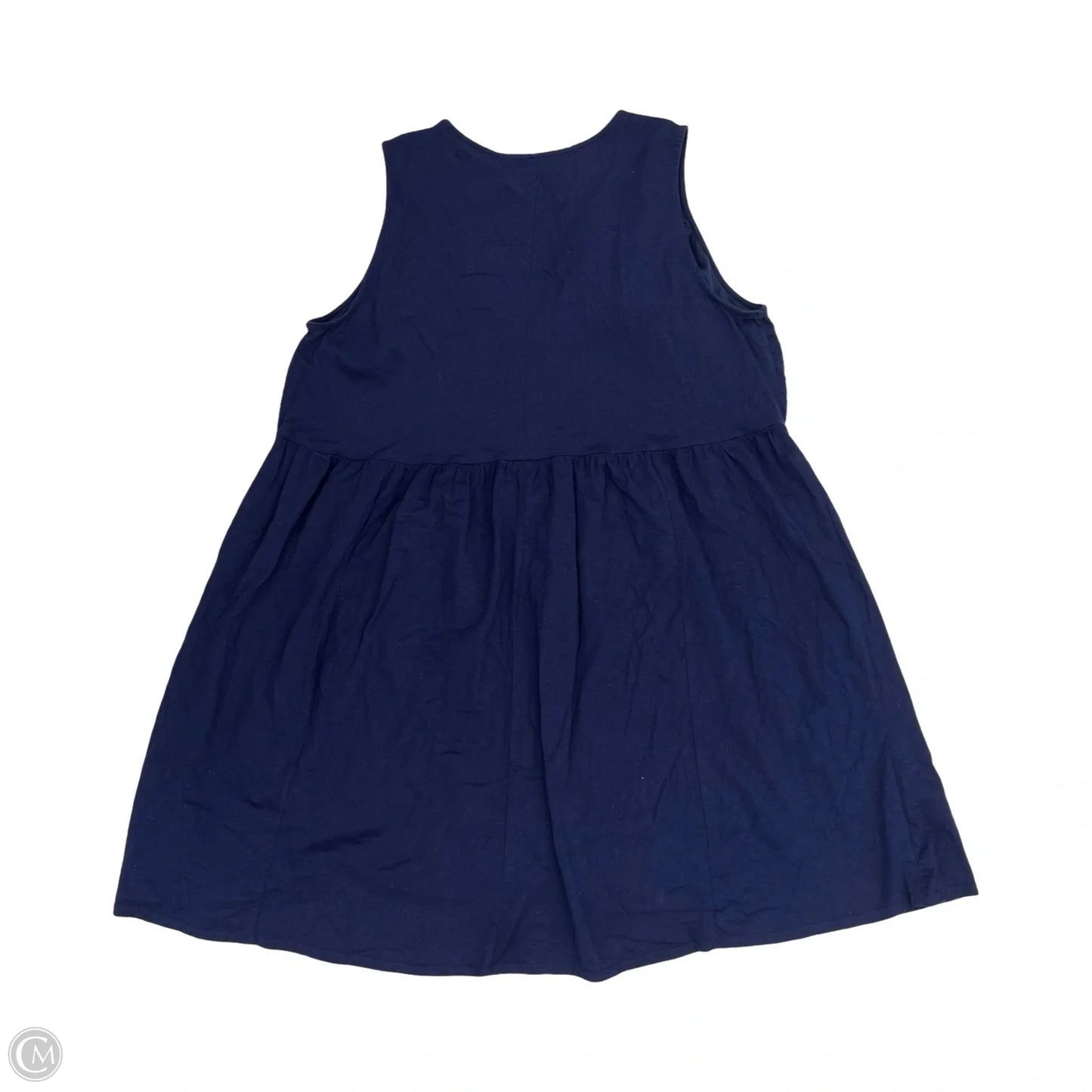 Dress Casual Midi By Lane Bryant In Navy, Size: 18