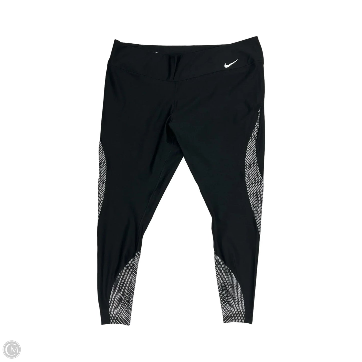 Athletic Leggings By Nike In Black, Size: 3x