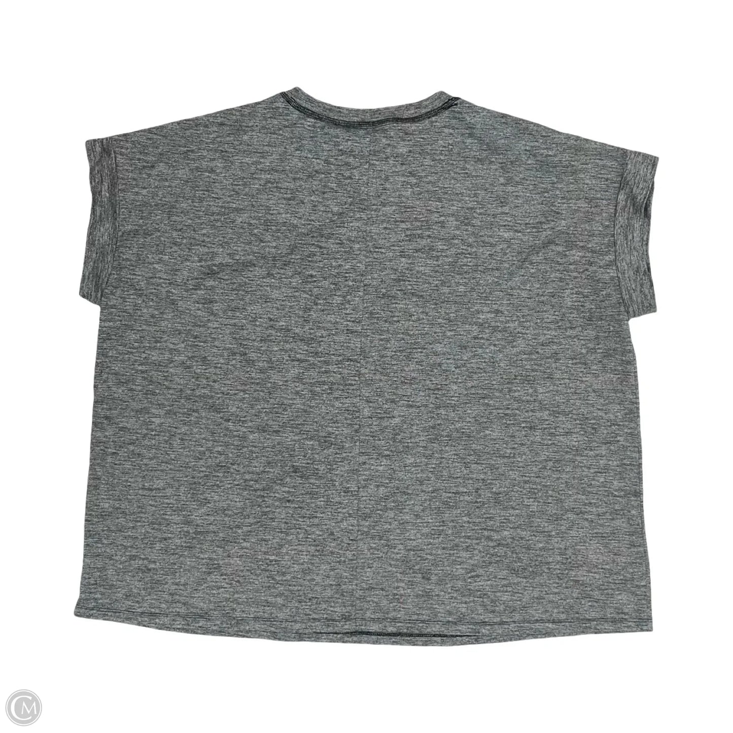 Athletic Top Short Sleeve By Livi Active In Grey, Size: 2x