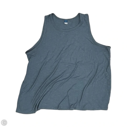 Top Sleeveless By Old Navy In Blue, Size: Xl