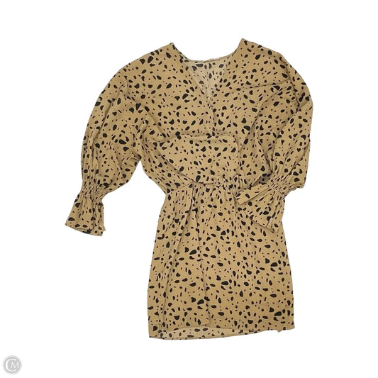 Dress Party Short By Ee Some In Tan, Size: S
